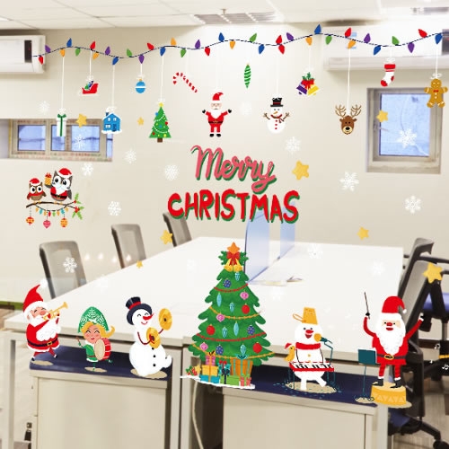 크리스마스 창문 스티커