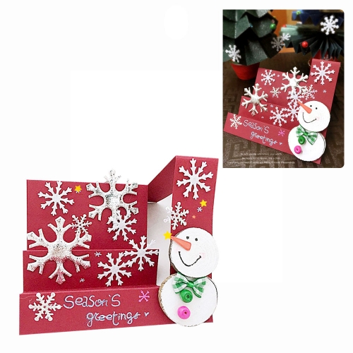 눈사람 입체카드 (10인용)