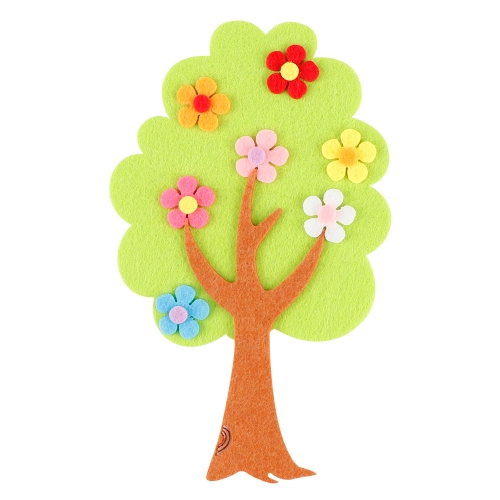[메이크문구]펠트 꽃나무 신형 (초록/연두)