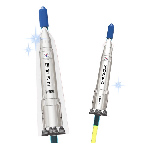 기체의 힘 빨대에어로켓 누리호 (5개벌크)