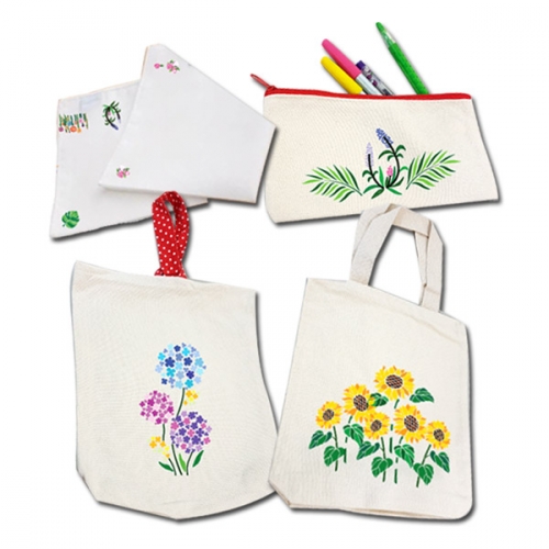 [탑키드] 스텐실 도안 (3장 해바라기,수국,꽃과 잎사귀)