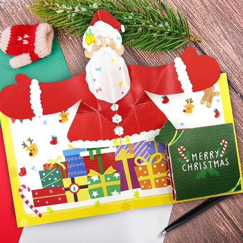 (몽스쿨)KY2121 크리스마스카드 만들기 기프트 산타