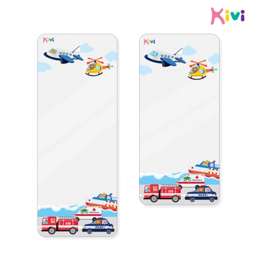 [키즈비전] 키비 붙이는 아크릴 전신 안전거울 교구장안전거울 2단/3단(동물,탈것)