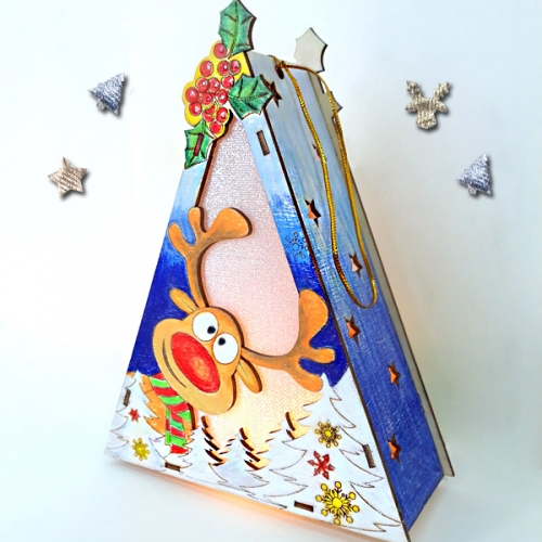 [탑키드] 만들기 크리스마스 무드등 (대) (루돌프)