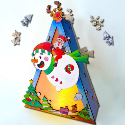 [탑키드] 만들기 크리스마스 무드등 (대) (눈사람)