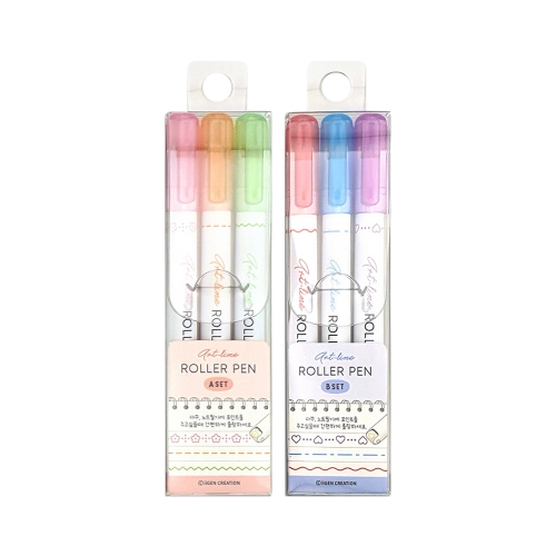 아트라인 데코 롤러 스탬프펜 3종세트(4500원X4개)