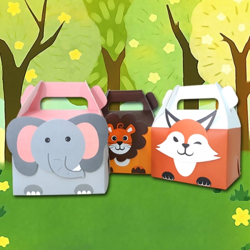 [탑키드] 동물 선물 상자 (여우,사자,코끼리 중 택 1개)