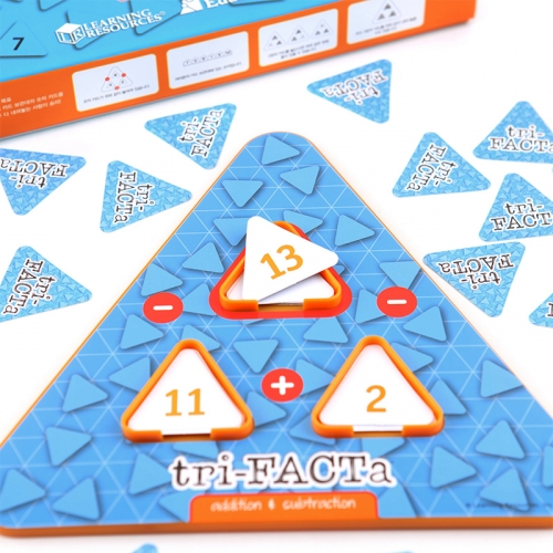 [보드게임]에듀카 트라이 팩타 덧셈 뺄셈 /5세이상 삼각연산
