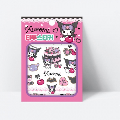 산리오 캐릭터즈 쿠로미 타투스티커_아이누리