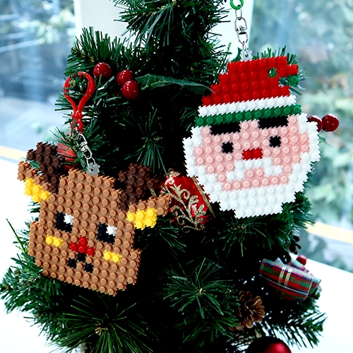 [하하당] 크리스마스 디폼블럭 키링 (2종 택1)