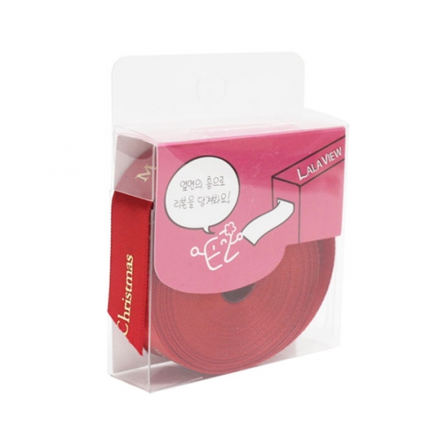 (라라뷰 롤리본) 크리스마스 공단금박 리본