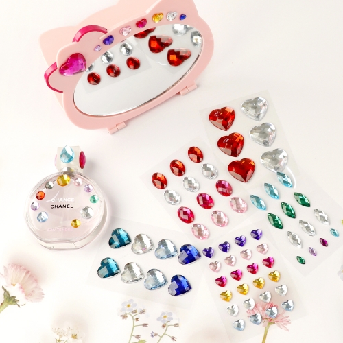 메이크문구 큐빅스티커 3번