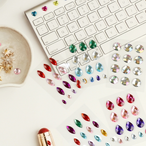 메이크문구 큐빅스티커 5번