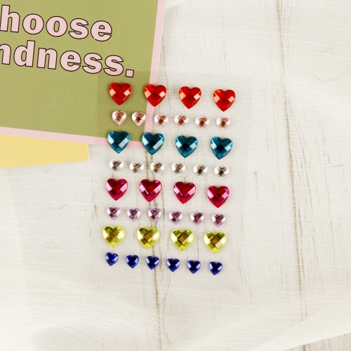 메이크문구 큐빅스티커 8번