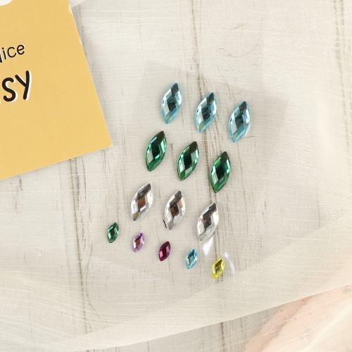 메이크문구 큐빅스티커 17번