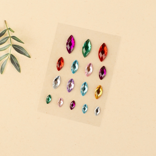 메이크문구 큐빅스티커 18번