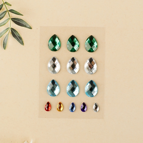 메이크문구 큐빅스티커 20번