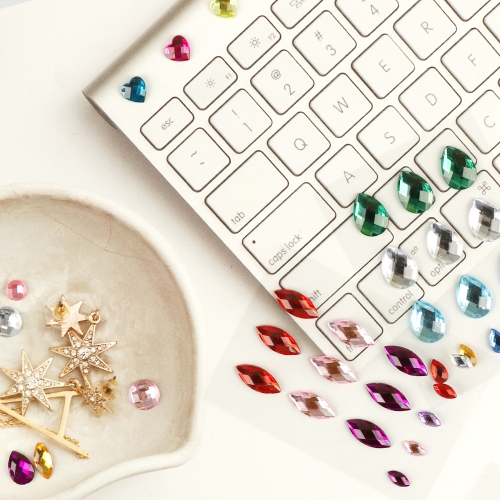 메이크문구 큐빅스티커 21번