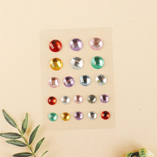 메이크문구 큐빅스티커 22번