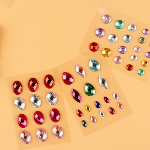 메이크문구 큐빅스티커 22번