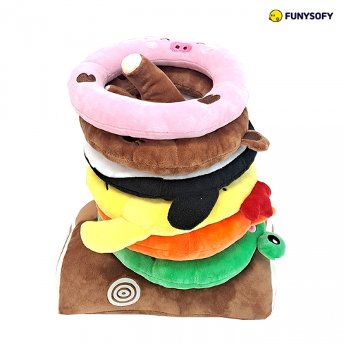 퍼니소피 헝겊 애니멀 고리 던지기