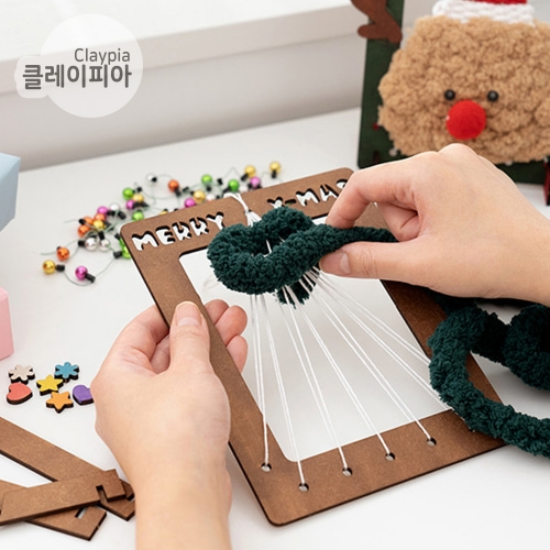 230 크리스마스 위빙아트 액자 만들기