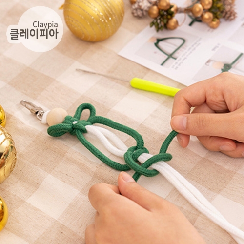 231 크리스마스 마크라메 키링 트리 DIY