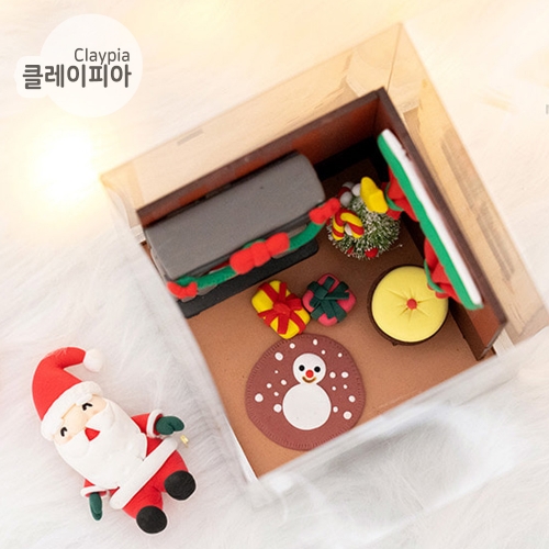 232 클레이 크리스마스 미니룸 만들기