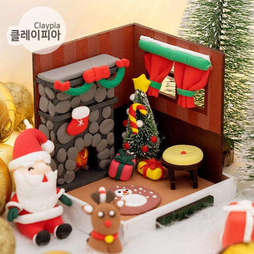 232 클레이 크리스마스 미니룸 만들기