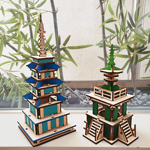 석가탑다보탑 무드등 만들기 DIY