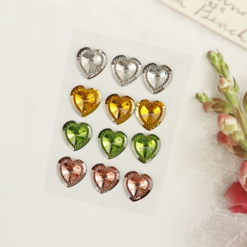 메이크문구 큐빅스티커 11번