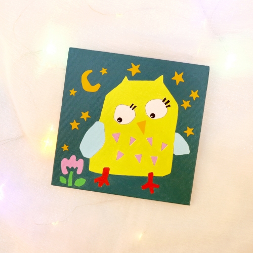 [메이크문구]DIY유화그리기보드세트 부엉이