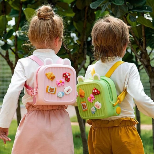 소프트 실리콘 패션 쿠키 백팩 가방