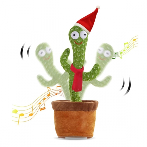 춤추는 선인장 댄싱 인형 마라카스 크리스마스 춤추는 산타 선물 어린이날