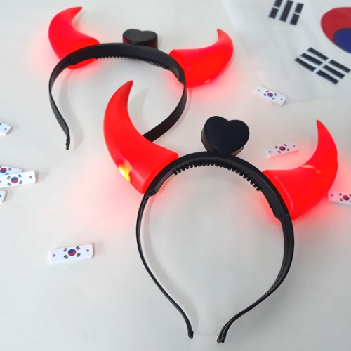 [탑키드] 붉은 악마 LED 머리띠