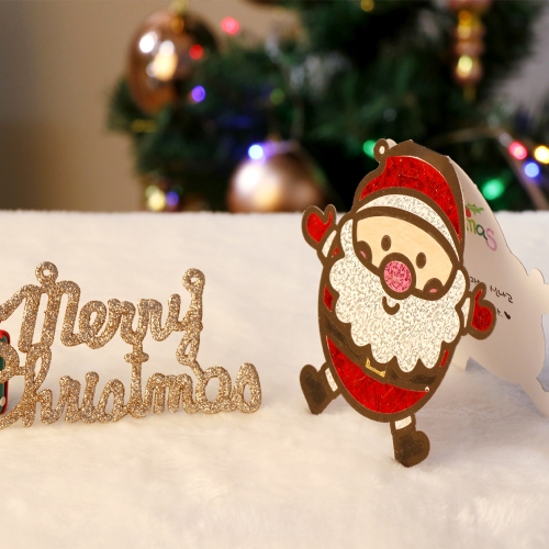 [메이크문구]포일아트만들기 산타카드