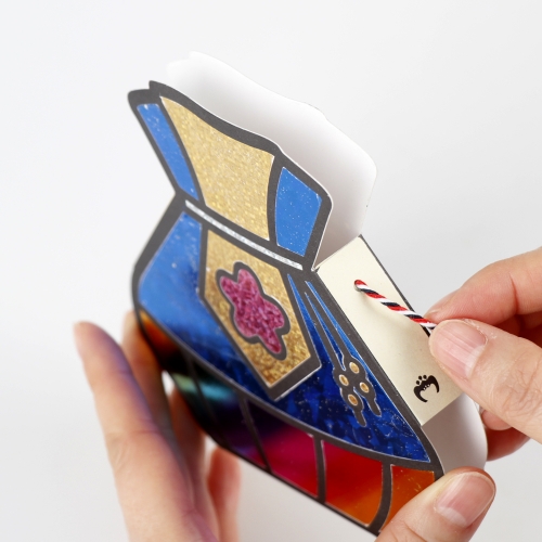 [메이크문구]포일아트만들기 입체복주머니