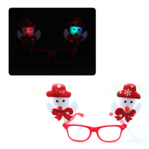 크리스마스 눈사람 LED안경
