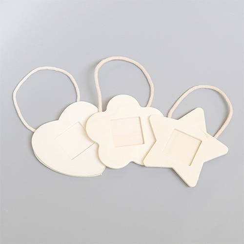 나무액자걸이 (같은모양 3개세트)