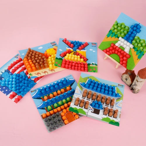 미니플레이콘 모자이크5인용_랜드마크 (6종-선택1)