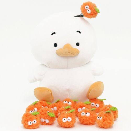 흔들 귤 머리핀(1개)