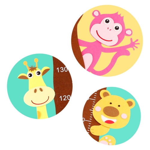 [메이크문구]펠트 키재기 숲속동물투톤