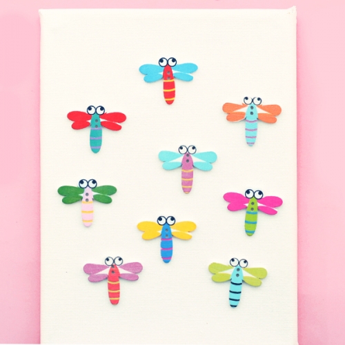 나무 모양 비즈[잠자리]10개