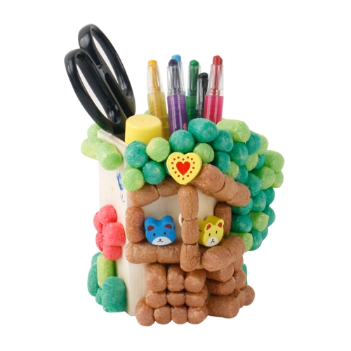 미니플레이콘 연필꽂이 숲속의 작은집 만들기