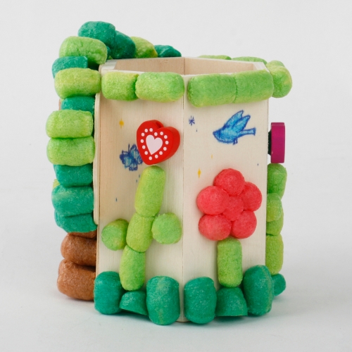 미니플레이콘 연필꽂이 숲속의 작은집 만들기