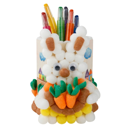 미니플레이콘 연필꽂이 당근을 좋아하는 토끼 만들기