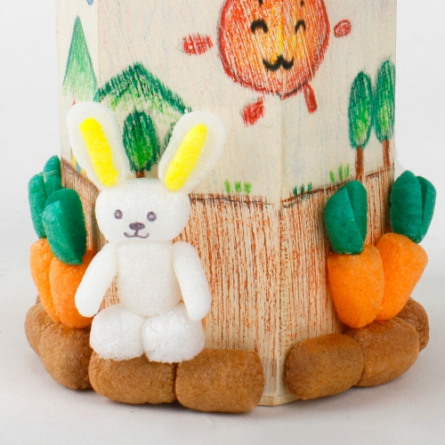 미니플레이콘 연필꽂이 당근을 좋아하는 토끼 만들기