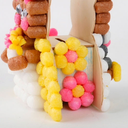 미니플레이콘 저금통 곰 신랑 신부 만들기