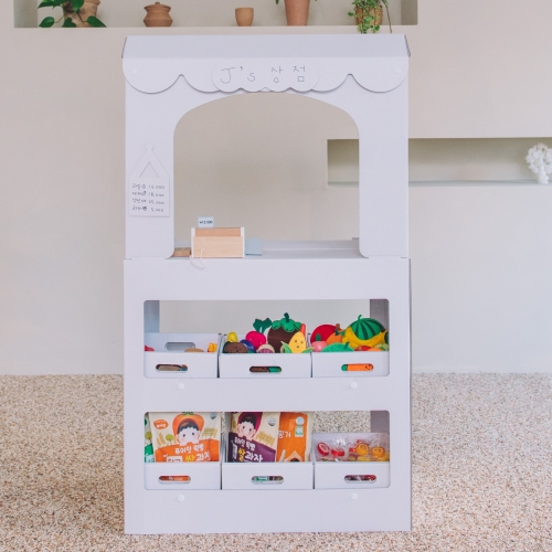 친환경 종이 진열대 장난감 마트 마켓 시장 가게 아이스크림 놀이