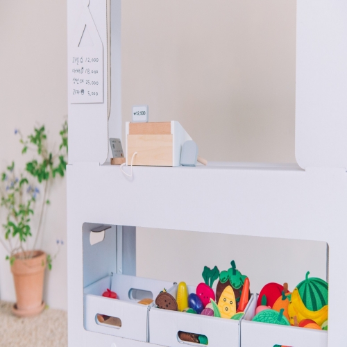 친환경 종이 진열대 장난감 마트 마켓 시장 가게 아이스크림 놀이